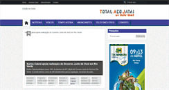 Desktop Screenshot of jornaledicaodegoias.com