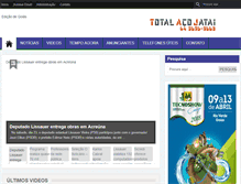 Tablet Screenshot of jornaledicaodegoias.com